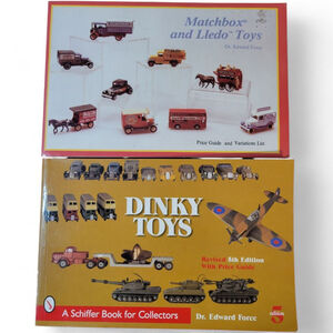 Vintage Die-Cast Toy Collector Guide Book Bundle - Dr. Edward Force